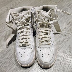 Nike White High-Top Sneakers